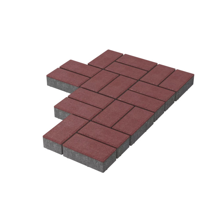 Брусчатка Stellard 200х100х60 мм Красный