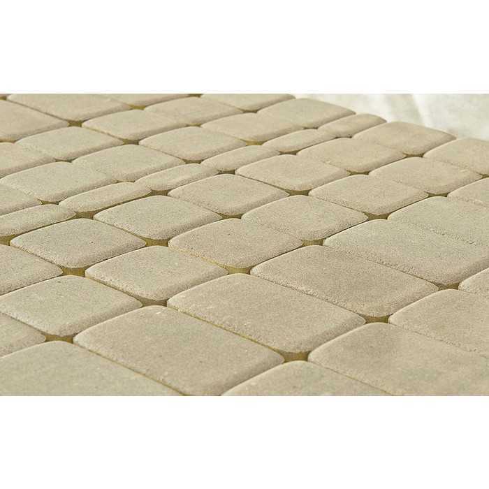 Плитка тротуарная BRAER Классико песочный, 115x60 мм