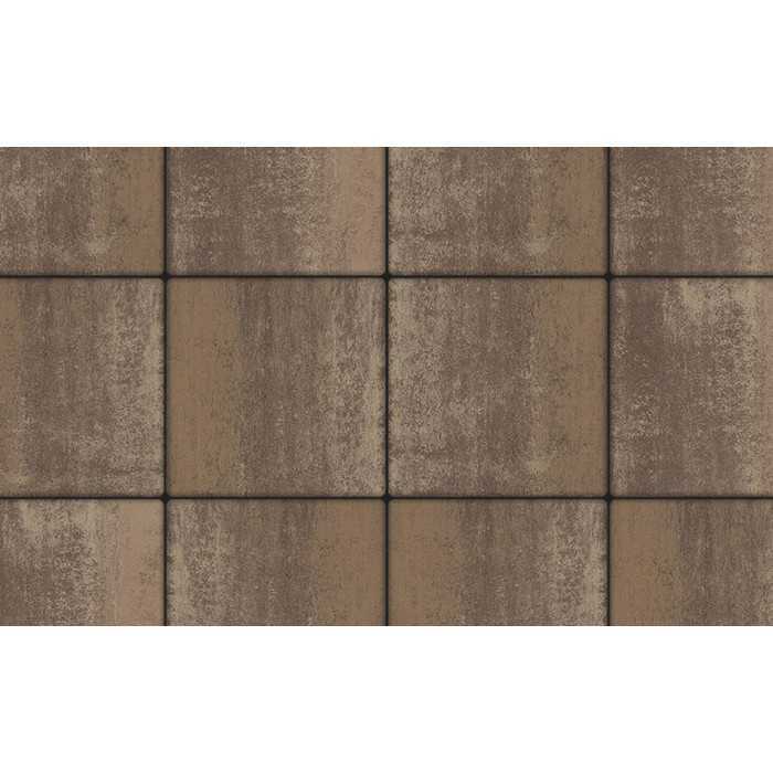 Плитка тротуарная Квадрум Б.6.К.6 Листопад гладкий xаски 400x400x60 мм