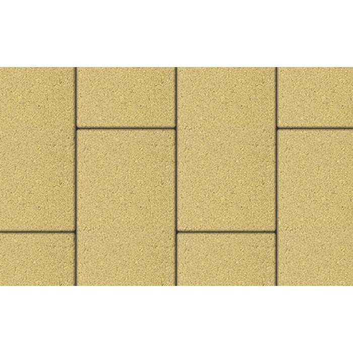 Плитка тротуарная Прямоугольник (Ла-Линия) Б.5.П.8 гранит желтый 600x300x80 мм